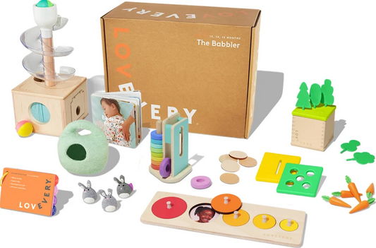 The Babbler Play Kit – Baby Sensory & Early Learning Activity Toy Set