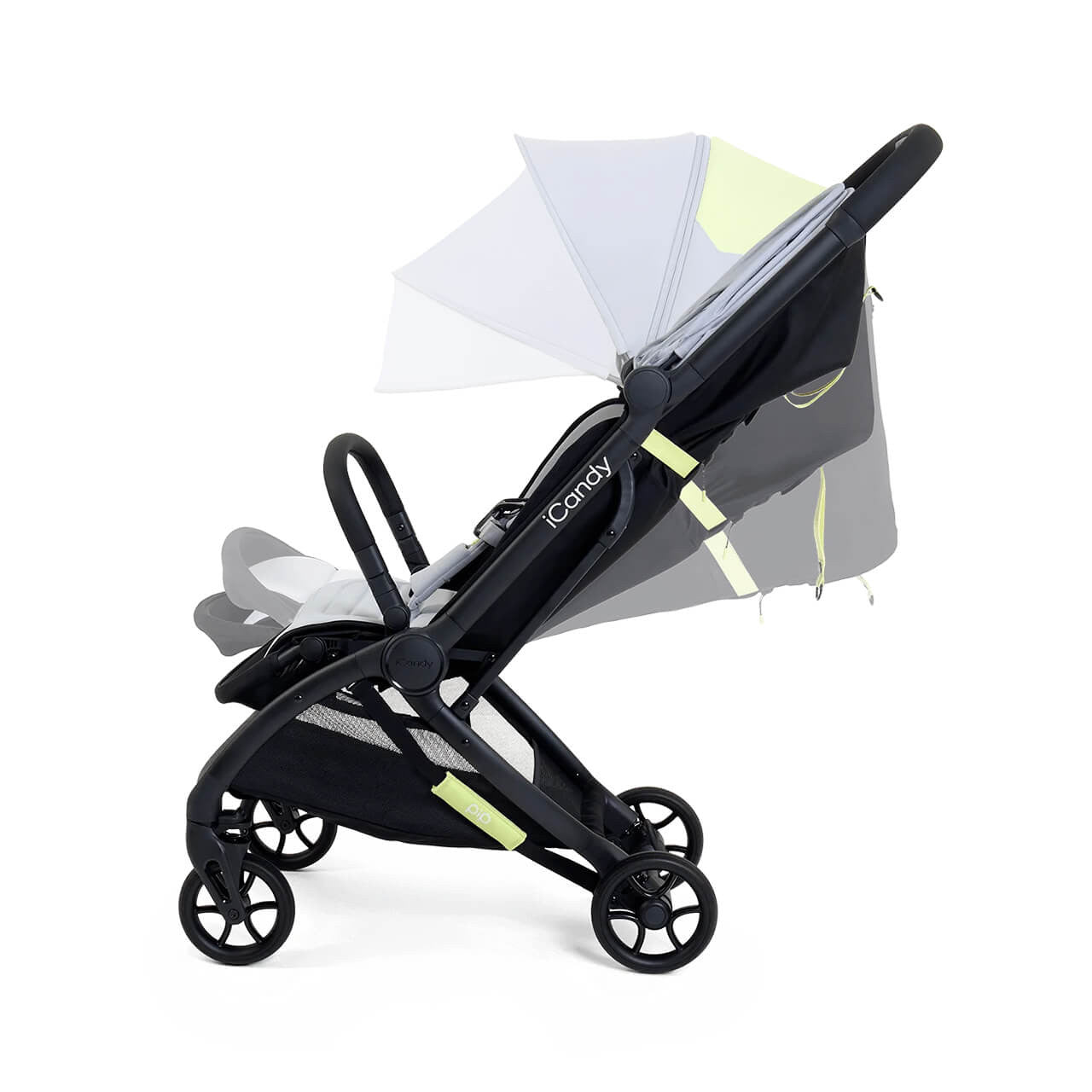 iCandy Pip Compact Pushchair – Limestone Lightweight Travel Stroller