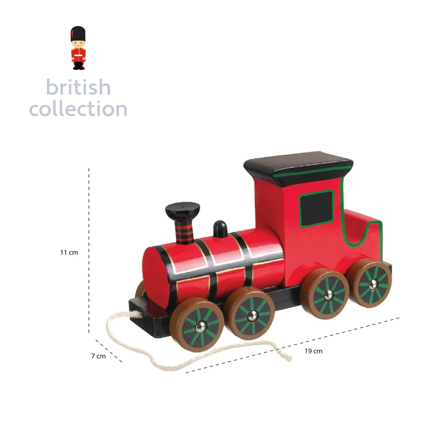 Steam Train Wooden Pull Along